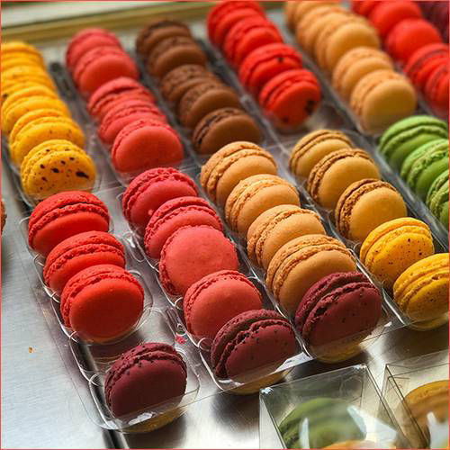 présentation du celebre semifreddo de la patisserie tholoniat